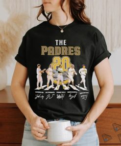 The San Diego Padres Abbey Road 20 Season Signatures Shirt