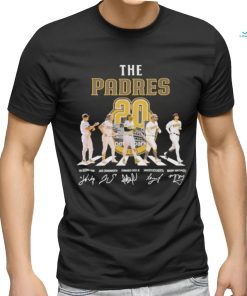 The San Diego Padres Abbey Road 20 Season Signatures Shirt