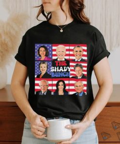 The Shady Bunch Funny American Flag 4th Of July Shirt