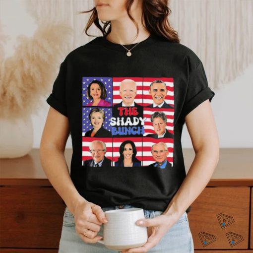 The Shady Bunch Funny American Flag 4th Of July Shirt