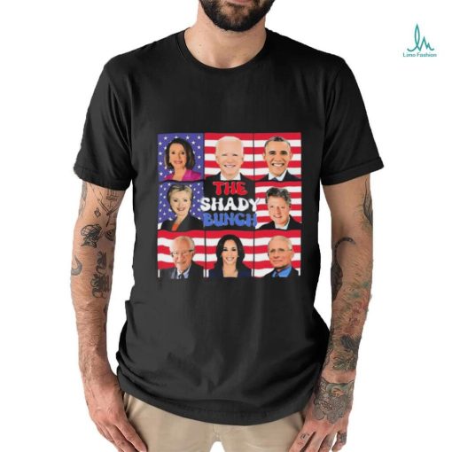 The Shady Bunch Funny American Flag 4th Of July Shirt