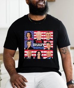 The Shady Bunch Funny American Flag 4th Of July Shirt