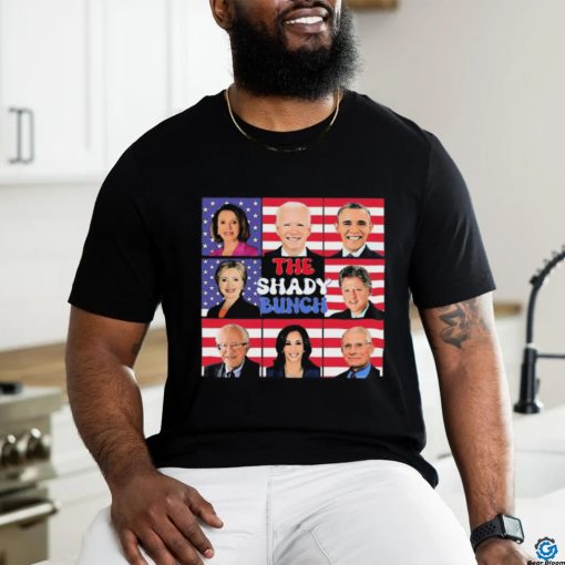 The Shady Bunch Funny American Flag 4th Of July Shirt