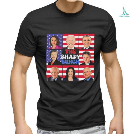 The Shady Bunch Funny American Flag 4th Of July Shirt