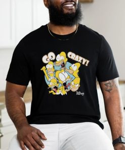 The Simpsons Go Crazy Signature T shirt