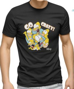 The Simpsons Go Crazy Signature T shirt