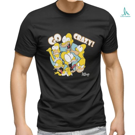 The Simpsons Go Crazy Signature T shirt