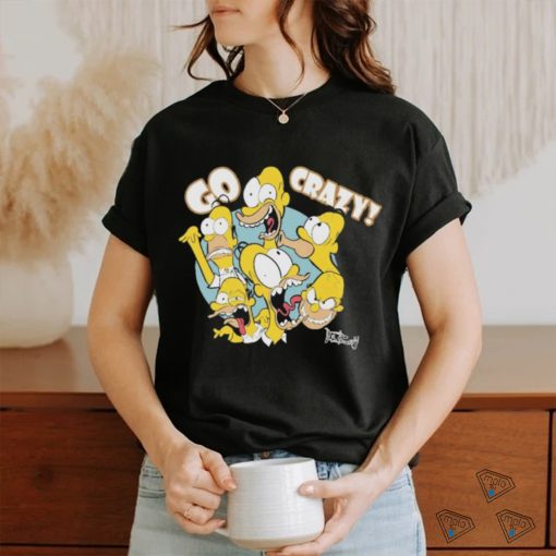 The Simpsons Go Crazy Signature T shirt