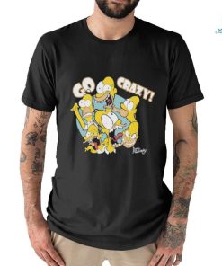 The Simpsons Go Crazy Signature T shirt