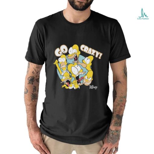 The Simpsons Go Crazy Signature T shirt