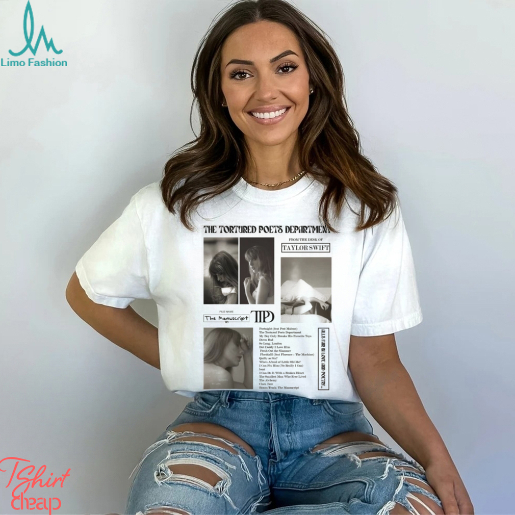 The Tortured Poets Department T Shirt The Tortured Poets Department T Shirt
