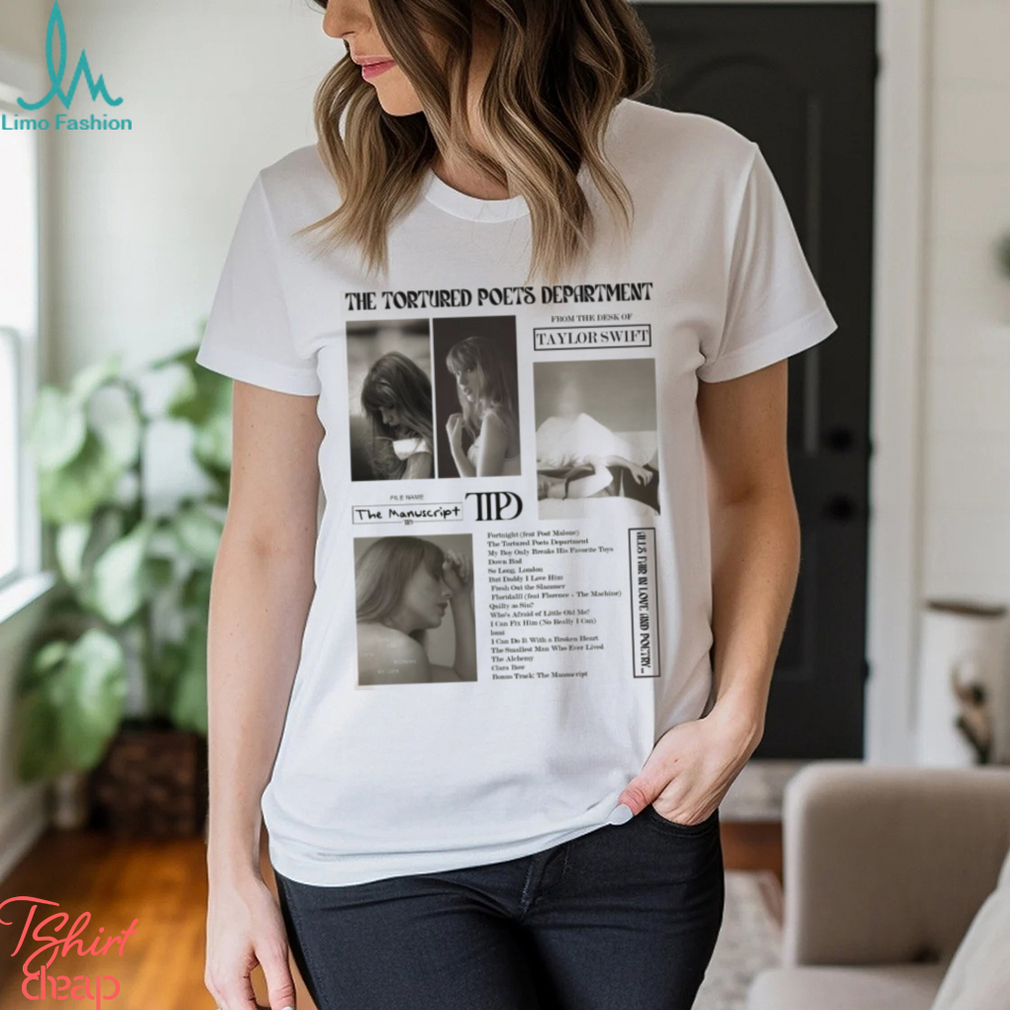 The Tortured Poets Department T Shirt The Tortured Poets Department T Shirt