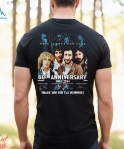 The Who Made In 1964 For 2024 60th Anniversary 1964 2024 Thank You For The Memories T Shirt