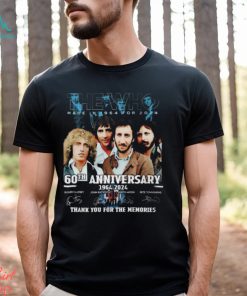 The Who Made In 1964 For 2024 60th Anniversary 1964 2024 Thank You For The Memories T Shirt