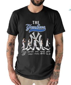 The Yankees Abbey Road Torres Stanton Soto Rizzo And Judge Signatures Shirt