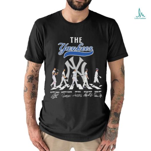 The Yankees Abbey Road Torres Stanton Soto Rizzo And Judge Signatures Shirt