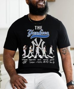 The Yankees Abbey Road Torres Stanton Soto Rizzo And Judge Signatures Shirt