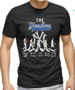 The Yankees Abbey Road Torres Stanton Soto Rizzo And Judge Signatures Shirt