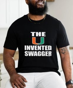 The invented swagger Miami Hurricanes logo shirt