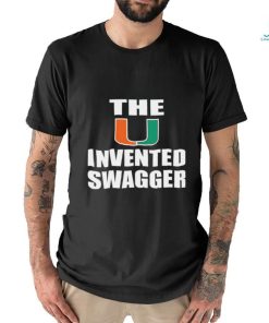 The invented swagger Miami Hurricanes logo shirt
