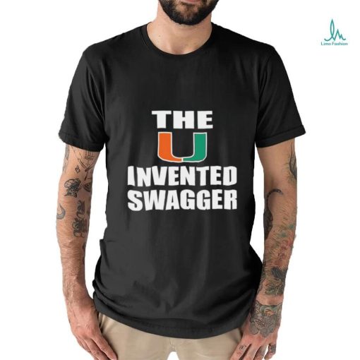 The invented swagger Miami Hurricanes logo shirt
