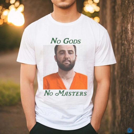 Thegoodshirts Scottie Scheffler No Gods No Masters Shirt