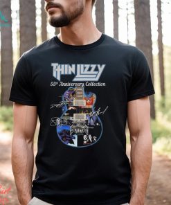 Thin Lizzy 55th Anniversary Collection Signatures T Shirt