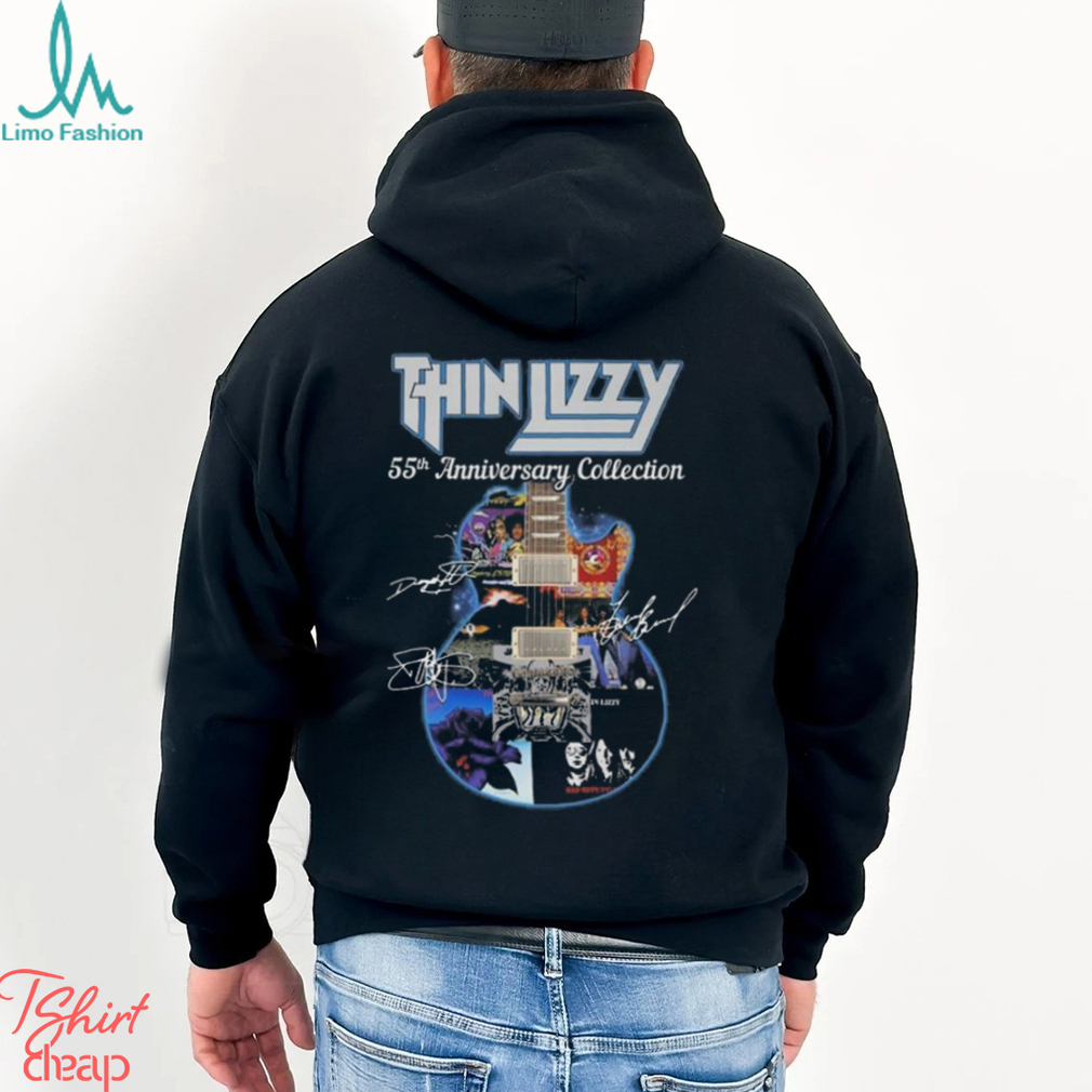 Thin Lizzy 55th Anniversary Collection Signatures T Shirt Thin Lizzy 55th Anniversary Collection Signatures T Shirt
