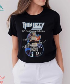 Thin Lizzy 55th Anniversary Collection Signatures T Shirt