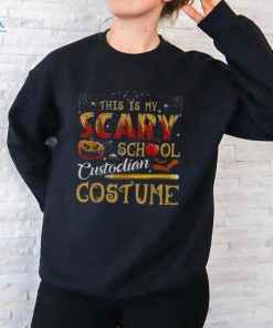 This Is My Scary School Custodian Costume Funny Halloween Kid T Shirt