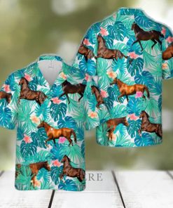 Thoroughbred Horse Hawaiian Shirt