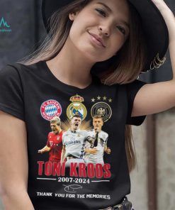 Toni Kroos 2007 2024 Bayern Munchen Real Madrid Thank You For The Memories T Shirt