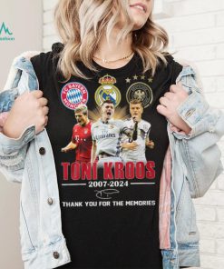 Toni Kroos 2007 2024 Bayern Munchen Real Madrid Thank You For The Memories T Shirt