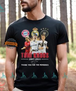 Toni Kroos 2007 2024 Thank You For The Memories T Shirt