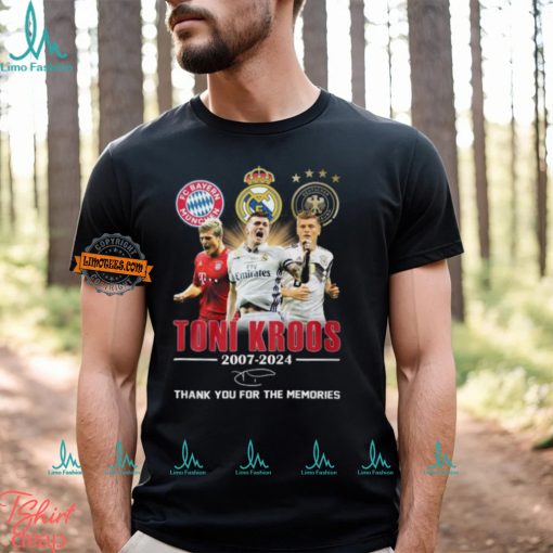 Toni Kroos 2007 2024 Thank You For The Memories T Shirt