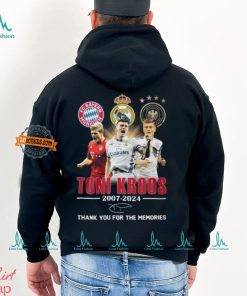 Toni Kroos 2007 2024 Thank You For The Memories T Shirt