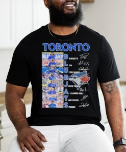 Toronto Blue Jays Team Players 2024 Signatures Shirt