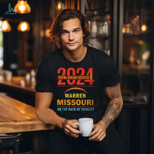 Total Solar Eclipse 2024 Warren Missouri April 8 2024 T Shirt