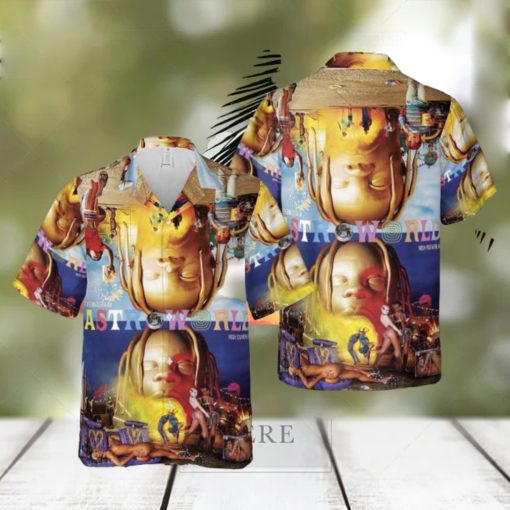 Travis Scott Greeting From Astroworld Cover Hawaiian Shirt