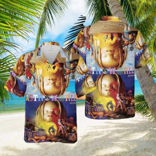 Travis Scott Greeting From Astroworld Cover Hawaiian Shirt