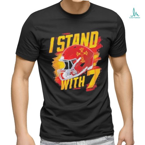 Trending I Stand With 7 Harrison Butker Chiefs Helmet Shirt