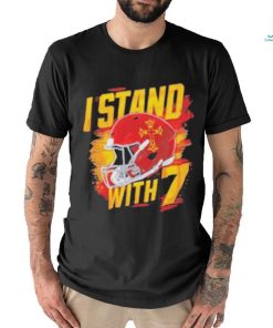 Trending I Stand With 7 Harrison Butker Chiefs Helmet Shirt