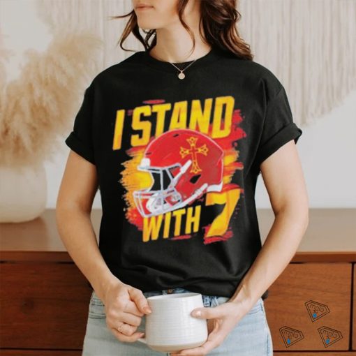 Trending I Stand With 7 Harrison Butker Chiefs Helmet Shirt