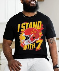 Trending I Stand With 7 Harrison Butker Chiefs Helmet Shirt