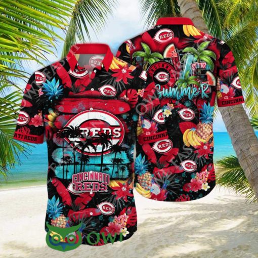 Trendy Cincinnati Reds MLB Hawaiian Shirt Aloha Summer