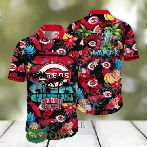 Trendy Cincinnati Reds MLB Hawaiian Shirt Aloha Summer