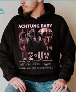 U2 UV Achtung Baby Thank You For The Memories T Shirt