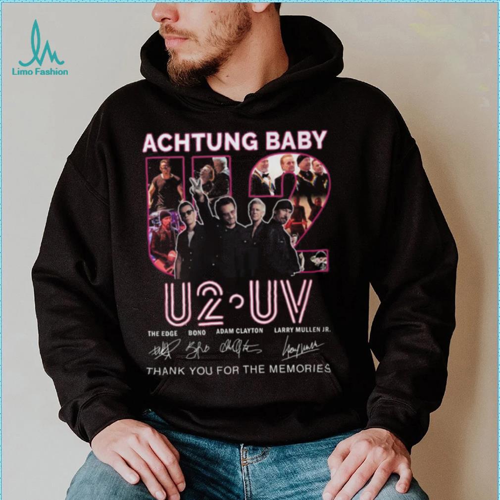 U2 UV Achtung Baby Thank You For The Memories T Shirt U2 UV Achtung Baby Thank You For The Memories T Shirt