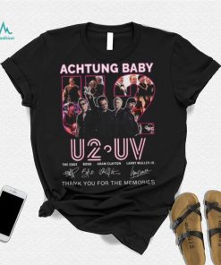 U2 UV Achtung Baby Thank You For The Memories T Shirt