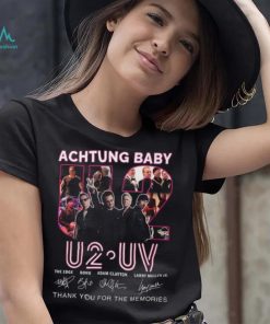 U2 UV Achtung Baby Thank You For The Memories T Shirt